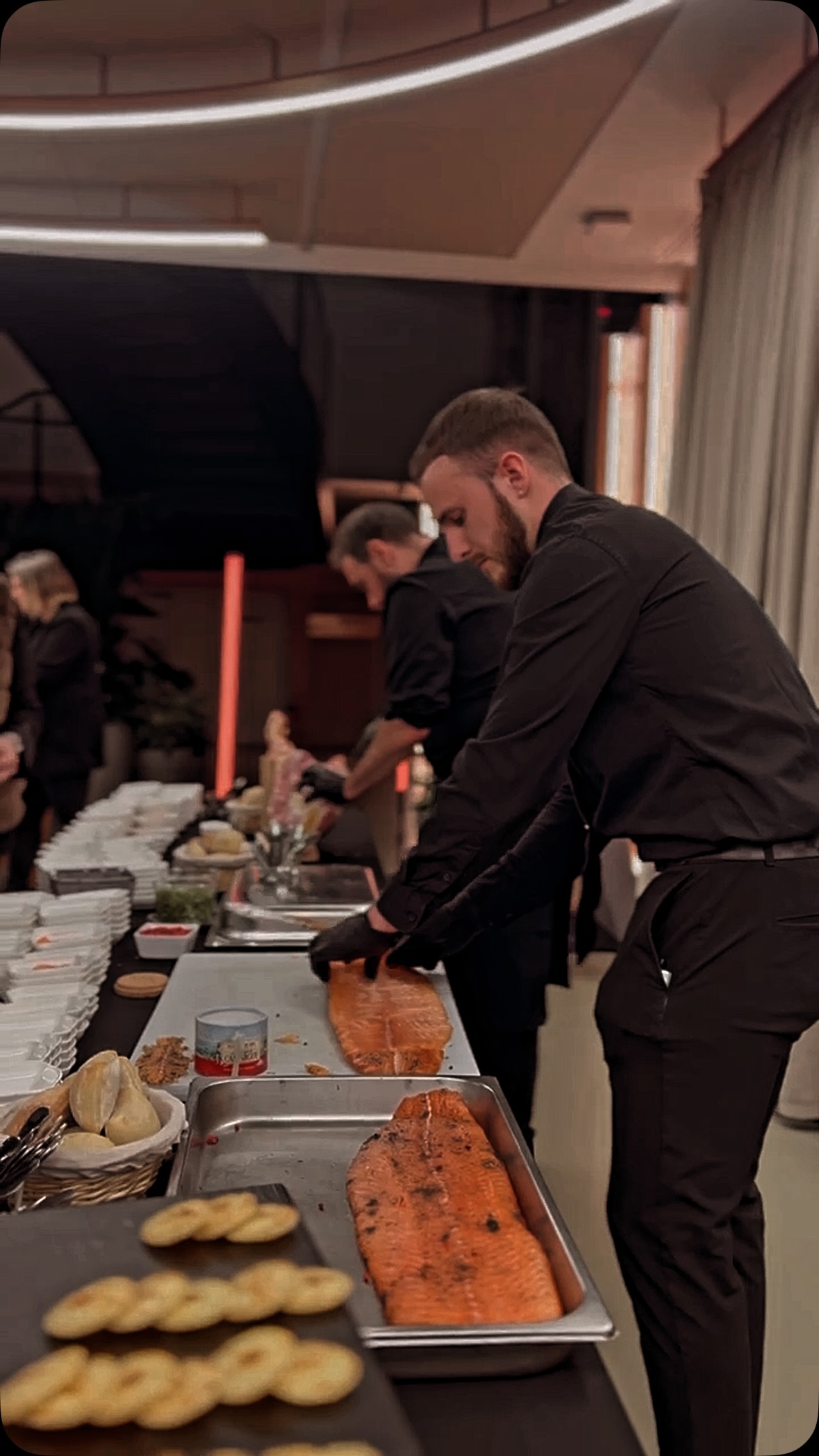 Hier soir dolce et delices était en prestation finger food avec animations culinaires